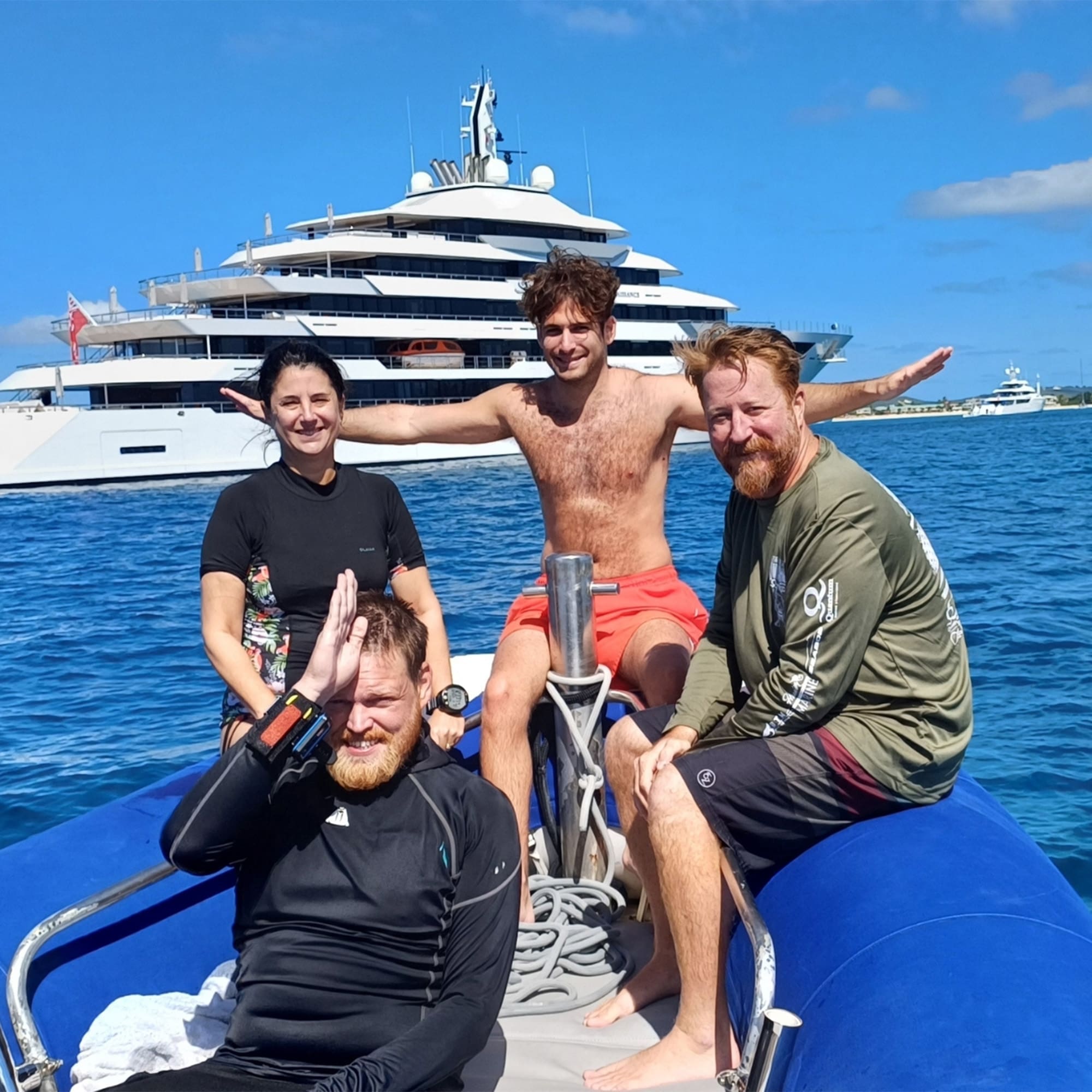 Explore the best dive sites with your yacht